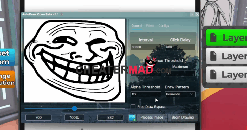 Draw Donate Script