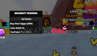 Brainrot Training Evolution Script: Inf Gems, Auto Rebirth and More