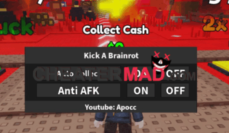 Kick a Brainrot Script: Auto Collect, Anti Afk Gui