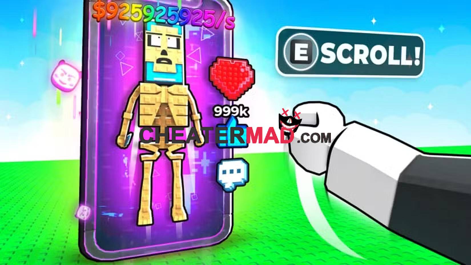 scroll a brainrot script - auto upgrade, auto collect, auto rebirth 1 scroll a brainrot script