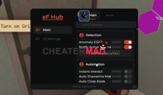 Scary Shawarma Kiosk Script – Auto Win, Fly, ESP GUI