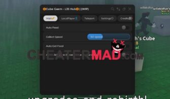 Cube Gaem Script – Auto Feed, Auto Get Food Pastebin Gui