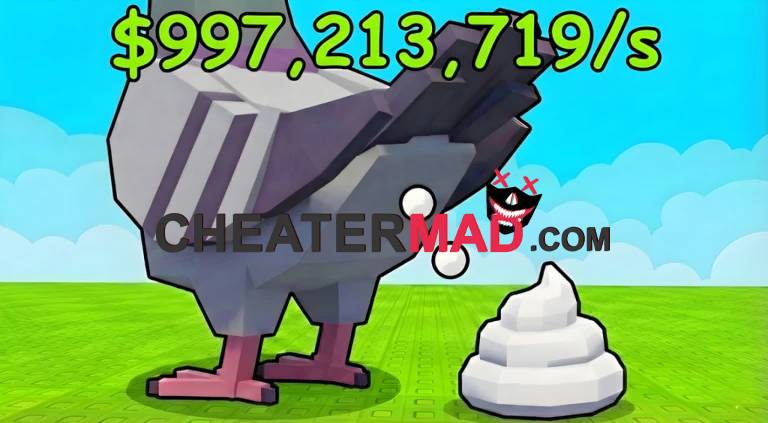 my pooping pigeons op script: inf money & auto collect gui (2026) 1 my pooping pigeons op script