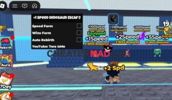 +1 Speed Dinosaur Escape Script Pastebin 2026 – No Key