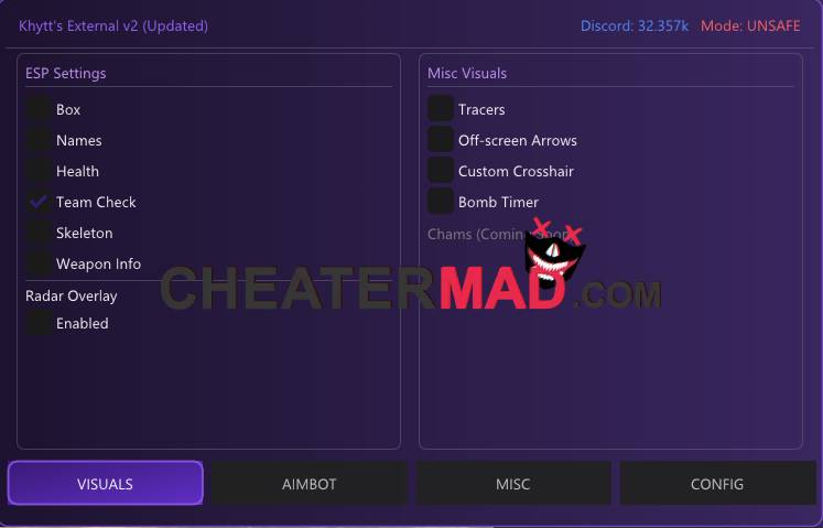 khytt's external cs2 cheat: undetected esp, aimbot & rcs (2026) 1 khytt's external cs2 cheat