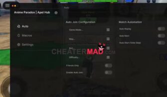 Anime Paradox Script GUI – OP Auto Farm & Item Dupe Cheat