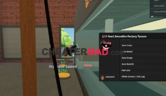 Smoothie Factory Tycoon Script – Auto Purchase, Obby Farm & Crate Farm 2026