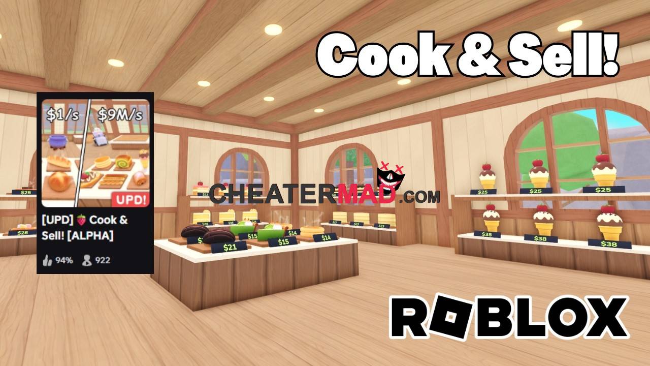 cook & sell script 2026: auto cook, auto cashier & auto restock gui 1 cook & sell script