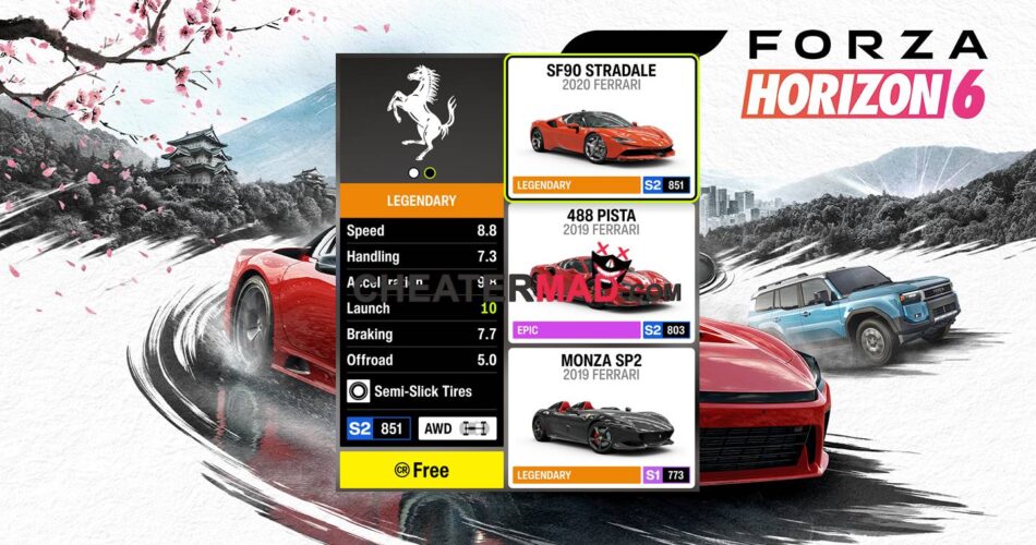 Forza Horizon 6 Cheat