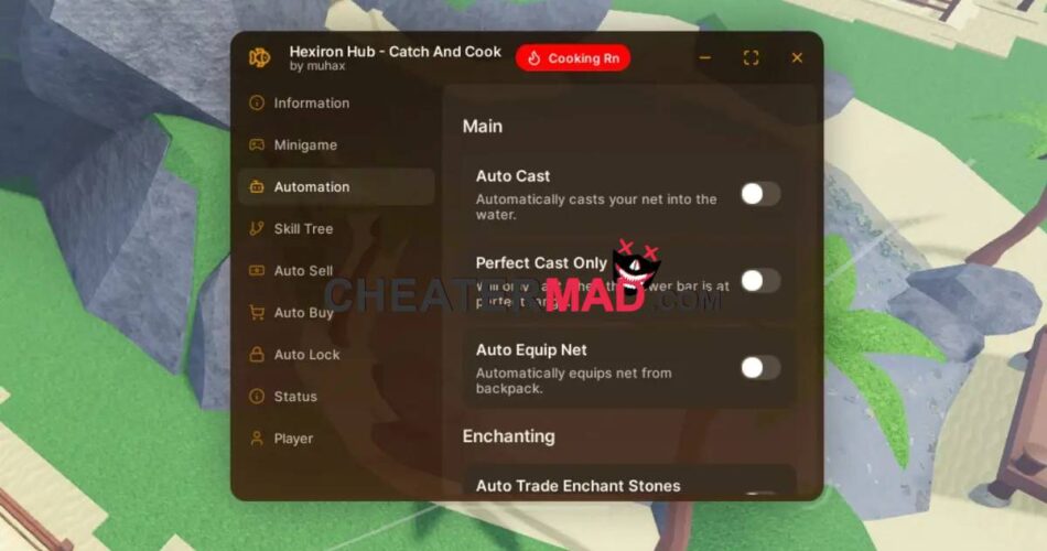 Catch and Cook Script