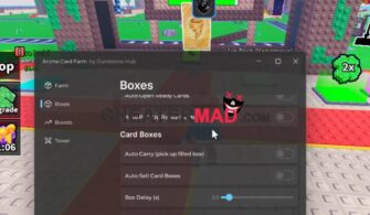 Anime Card Farm Script 2026: Keyless GUI – Auto Spawn, Auto Collect & Auto Tower