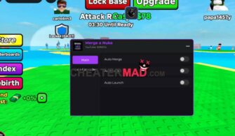 Merge a Nuke Script 2026: Auto Merge, Auto Upgrade & Locked Items GUI