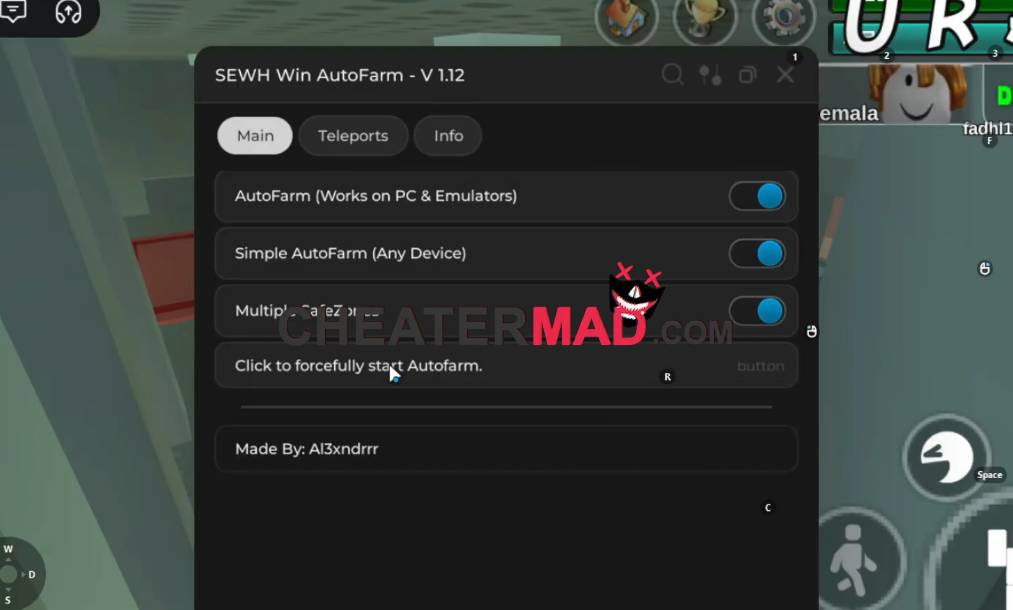 sewh script free working esp and noclip 1 sewh script