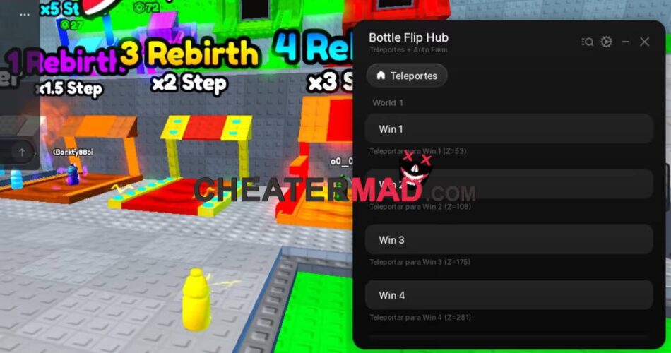 +1 Bottle Flip Obby Escape Script