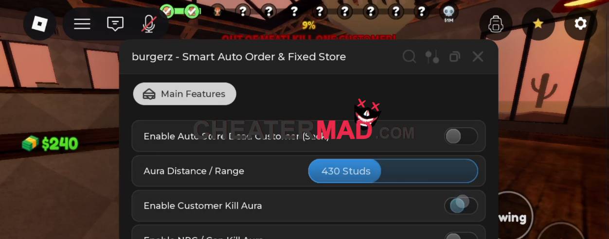 burgerz script - auto orders, kill aura gui 2026 1 burgerz script