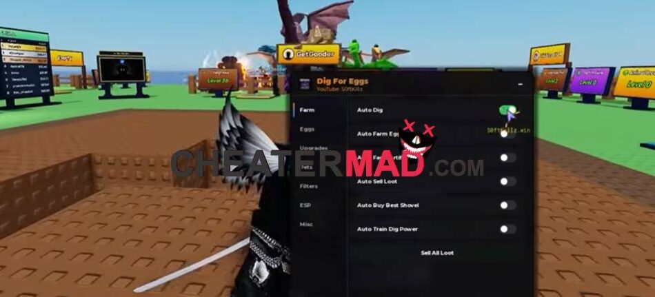 Dig For Eggs Script