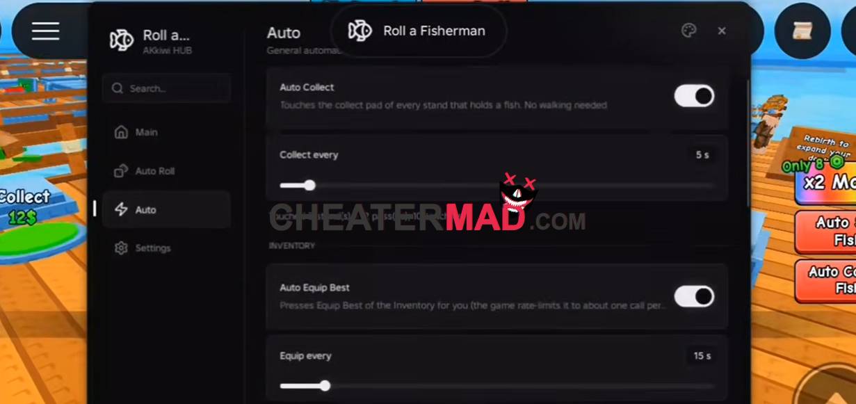 roll a fisherman script pastebin (auto roll, keyless) 1 roll a fisherman script