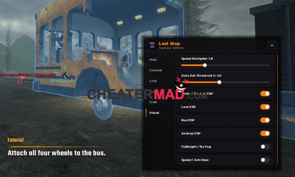last stop script - auto loot, auto drive 2026 1 last stop script