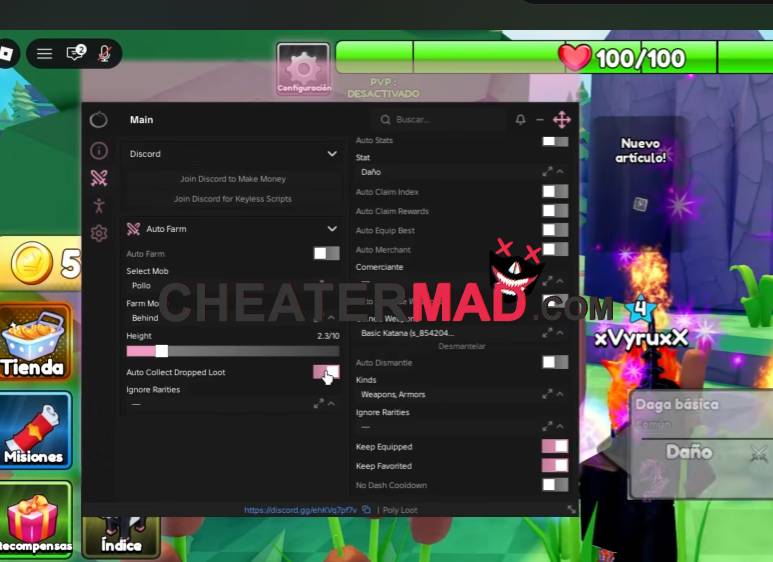 poly loot script pastebin (auto farm, auto collect, keyless) 1 poly loot script