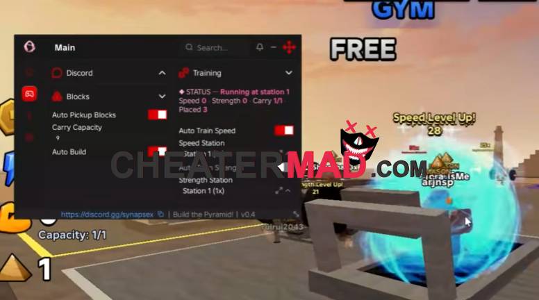Build the Pyramid Script