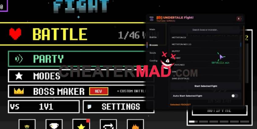 undertale fight script pastebin (auto fight, auto dodge, keyless) 1 undertale fight script