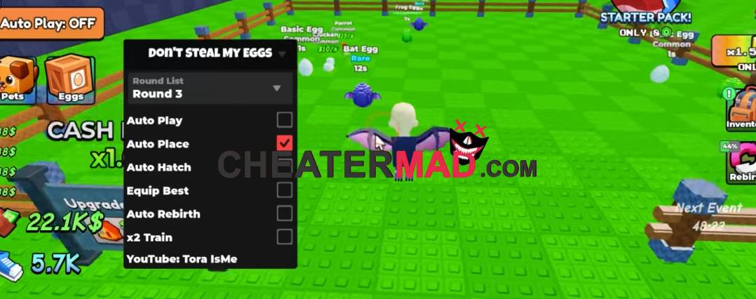 don’t steal my eggs script pastebin (auto hatch, auto rebirth, keyless) 1 don’t steal my eggs script